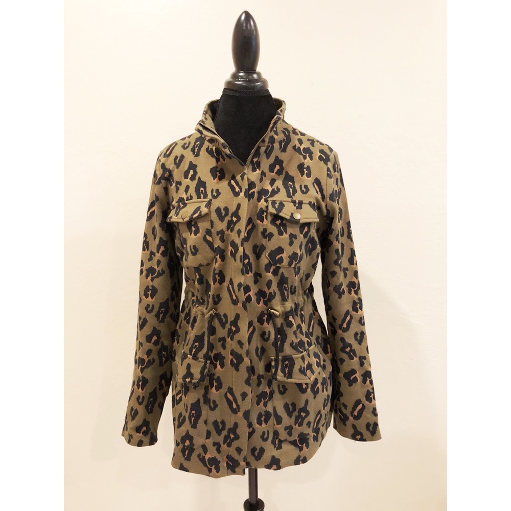 Anthropologie Tabitha Leopard Print Jacket
